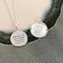 Globe St Christopher Personalised Travel Necklace, thumbnail 7 of 12