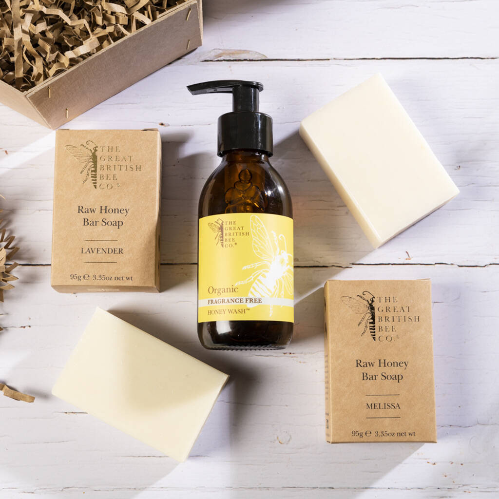 Bespoke Palm Free Honey Soap Gift Set By The Great British