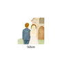 Church Wedding Personalised Fine Art Print, thumbnail 5 of 8