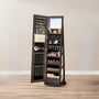 Swivel Mirror Jewellery Cabinet With Lockable Storage, thumbnail 1 of 11