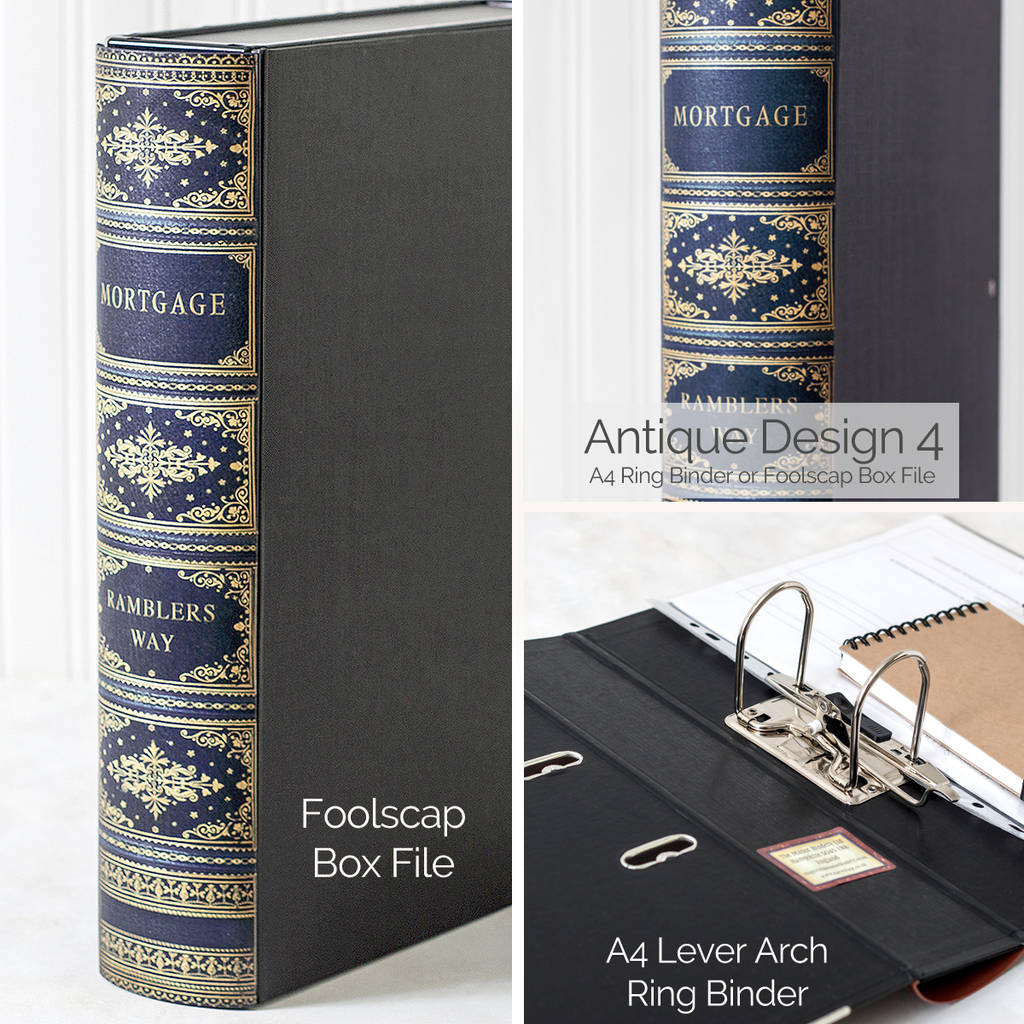 Personalised Book Box File Or Ring Binder By KleverCase