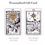 Tarot Card Tag Necklace With Gems 18ct Gold Plated, thumbnail 11 of 12