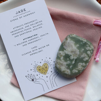 Peace Jade Smoothstone – Calm And Harmony Crystal Gift, 3 of 10