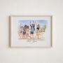 Custom Wedding Gift Hand Painted Portrait With Merged Photos, Add Loved One Watercolor Keepsake, thumbnail 6 of 9
