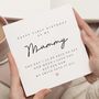 1st Birthday Card As A Mummy From Baby, thumbnail 1 of 7