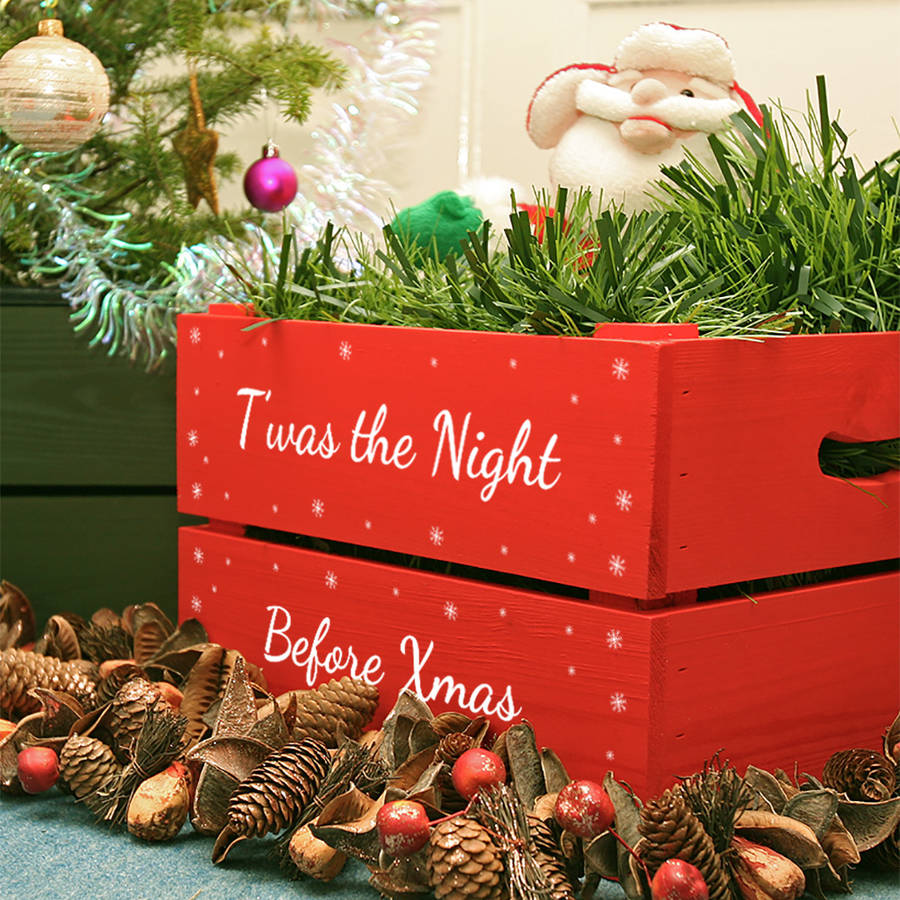 Personalised Small Christmas Box By Plantabox | notonthehighstreet.com