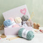 Lilly Cardigan Baby Knitting Kit, thumbnail 9 of 12