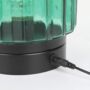 Jade Green Table Lamp LED Battery Powered And Usb Cable, thumbnail 2 of 5