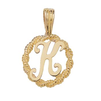 Rope Initial Pendant, 11 of 12