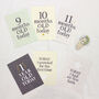 Personalised Baby Milestone And Memory Cards, thumbnail 5 of 8
