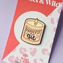 Manifest That Shit Enamel Pin Badge, thumbnail 1 of 4