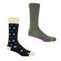 Big Target Olive And Peace Black Men's Socks Bundle, thumbnail 1 of 3
