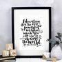 Education Is The Most Powerful Weapon Print, thumbnail 4 of 5