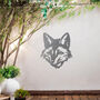 Fox Metal Wall Art For Outdoor Garden Decoration, thumbnail 7 of 10