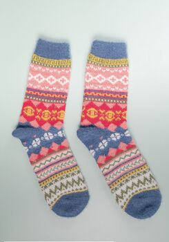 Nordic Wool Blend Socks, 3 of 6