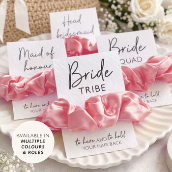 Hen Party Bag Filler Scrunchie Favours Pink Party Bag Filler, 5 of 12