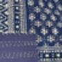 Indigo Blue Patchwork Kantha Quilt Double Bed, thumbnail 1 of 5