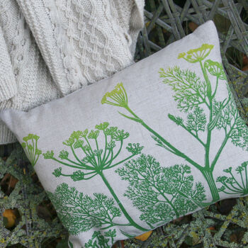 Lavender And Chamomile Linen Sleep Pillow, Hand Printed, 6 of 12