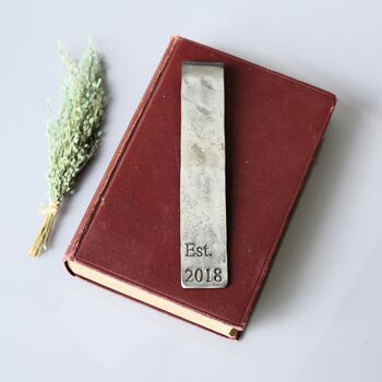 6th Anniversary Classic Iron Scroll Metal Bookmark, 6 of 12