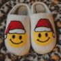 Happy Santa Hat Slippers, thumbnail 3 of 3