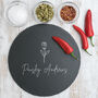 Personalised Birth Flower Cake Board Gift For Wife Friends, thumbnail 6 of 12
