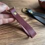 Loxley Leather Loop Keyring, thumbnail 1 of 4