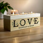 Personalised Botanical Tea Light Storage Box, thumbnail 3 of 5