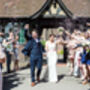 10 Personalised Cottage Garden Wedding Confetti Sachets, thumbnail 6 of 7