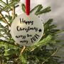 Personalised Across The Miles Christmas Decoration 2024, thumbnail 2 of 5