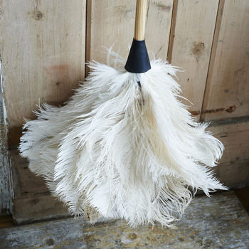 White Ostrich Feather Duster, 3 of 3