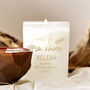 Personalised Retirement Engraved Scented Candle, thumbnail 1 of 5