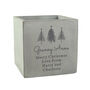 Personalised Christmas Tree Concrete Planter, thumbnail 5 of 5