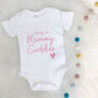 Ready For Mummy Cuddles. Mothers Day Babygrow, thumbnail 7 of 10