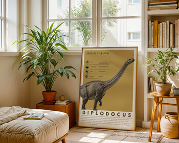 Diplodocus | Dinosaur Art Print, 6 of 8