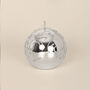 Silver Sparkling Candles By G Decor, thumbnail 2 of 5