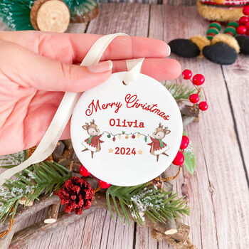 Personalised Christmas Ornament Gift For Kids, 6 of 7