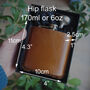 Campervan Hip Flask With Gift Box, thumbnail 8 of 12