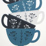 Stacked Cups Kitchen Print New Home Gift, thumbnail 4 of 7