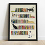 Cats And Books, Cat Lover Gift, thumbnail 3 of 9