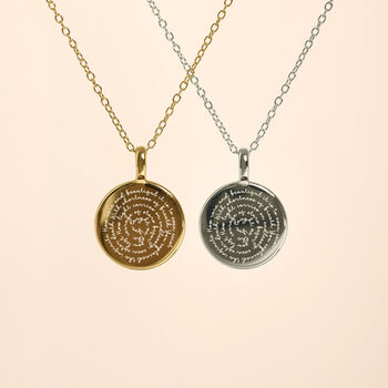 Personalised Secret Message Necklace, 6 of 9