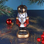 G Decor Nutcracker Hand Painted Decorative Candle Royal Guard Festive Christmas Wax Ornament, thumbnail 5 of 5