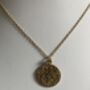 18 K Gold Pated Moon And Star Vintage Necklace, thumbnail 3 of 5