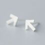 Sterling Silver Arrow Stud Earrings, thumbnail 1 of 4