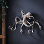 Silver Octopus Wall Hooks, thumbnail 1 of 4
