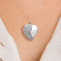 Personalised Sterling Silver Angel Wing Locket, thumbnail 1 of 12