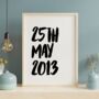 Special Date Personalised Print Valentine's Gift, thumbnail 6 of 6