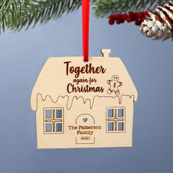 Together Again Personalised Christmas Decoration, 2 of 2
