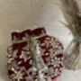 Maroon Velvet Handcrafted Potli Bag, thumbnail 5 of 10