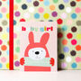 Mini Baby Girl Bunny Card, thumbnail 1 of 4