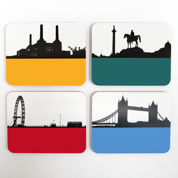 London Set Of Eight Matching Table Mats And Coasters, 11 of 11